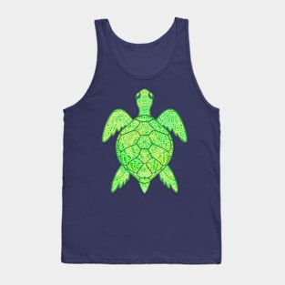 Zen Mandala Turtle Tank Top